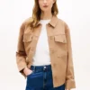 Jachetă utilitară oversized din twill Jachetă utilitară oversized din twill