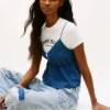 Maieu din cambric Tommy Jeans Blugi Maieu din cambric Tommy Jeans Blugi