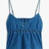 Maieu din cambric Tommy Jeans Blugi Maieu din cambric Tommy Jeans Blugi
