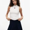 Maiou cu guler înalt și croială slim Tommy Jeans Maiou cu guler înalt și croială slim Tommy Jeans