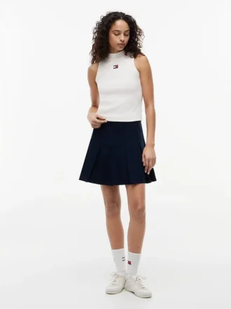 Maiou cu guler înalt și croială slim Tommy Jeans