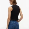 Maiou cu guler înalt și croială slim Tommy Jeans Maiou cu guler înalt și croială slim Tommy Jeans
