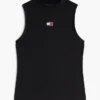Maiou cu guler înalt și croială slim Tommy Jeans Maiou cu guler înalt și croială slim Tommy Jeans