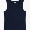 Maiou din tricot cu nervuri Maiou din tricot cu nervuri