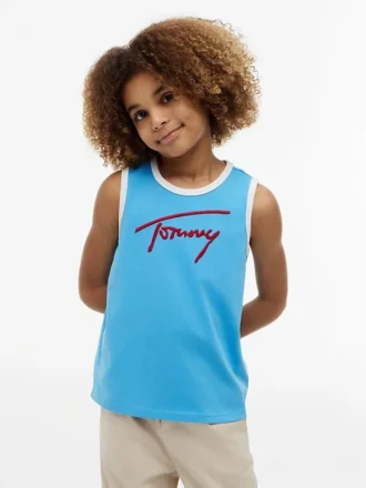 maiou pentru copii cu logo tommy 1 3 330x440 - Maiou pentru copii cu logo Tommy