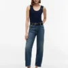 Maiou slim fit cu nasturi aurii în stil marin