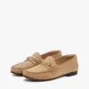 Mocasini din piele de căprioară cu lanț Mocasini din piele de căprioară cu lanț