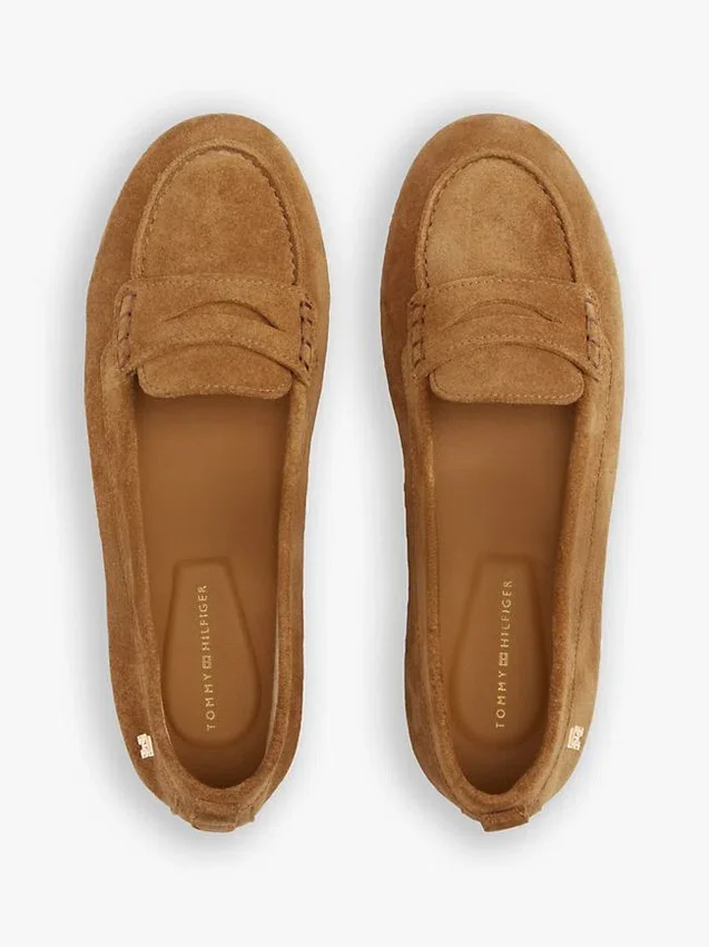 Mocasini din piele de căprioară flexibilă Mocasini din piele de căprioară flexibilă