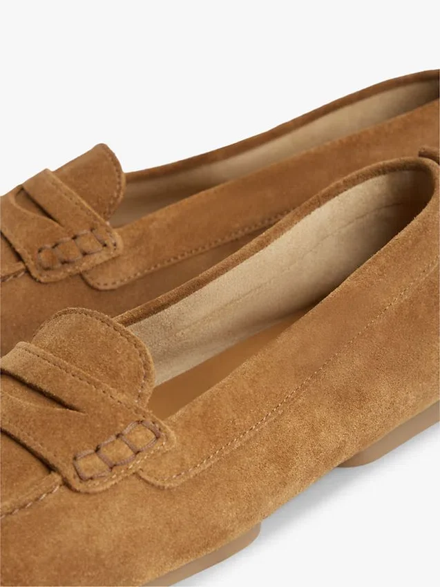 Mocasini din piele de căprioară flexibilă Mocasini din piele de căprioară flexibilă