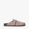 Mocasini fără călcâi din piele de căprioară Tommy Jeans Mocasini fără călcâi din piele de căprioară Tommy Jeans