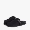 Mocasini fără călcâi din piele de căprioară Tommy Jeans Mocasini fără călcâi din piele de căprioară Tommy Jeans