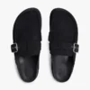 Mocasini fără călcâi din piele de căprioară Tommy Jeans Mocasini fără călcâi din piele de căprioară Tommy Jeans