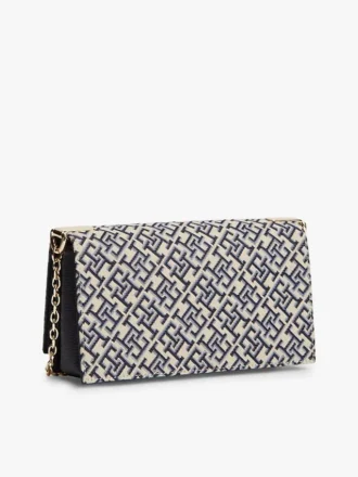 Închizătoare cu monogramă Lanț Jacquard Geantă de umăr Închizătoare cu monogramă Lanț Jacquard Geantă de umăr