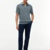 New York Label Polo relaxat cu efect melanj