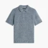 New York Label Polo relaxat cu efect melanj