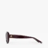 Ochelari de soare cu ramă în formă de fluture Ochelari de soare cu ramă în formă de fluture