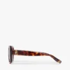 Ochelari de soare cu ramă în formă de fluture Ochelari de soare cu ramă în formă de fluture
