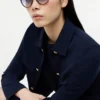 Ochelari de soare cu ramă în formă de fluture Ochelari de soare cu ramă în formă de fluture