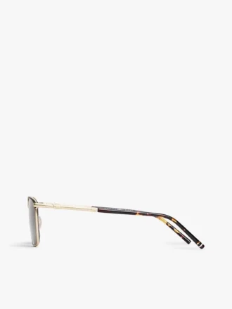 Ochelari de soare cu ramă pătrată din metal