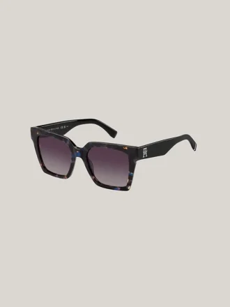 Ochelari de soare oversize în formă de fluture cu logo TH