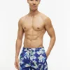 Șort de baie cu imprimeu surf, 7″ Șort de baie cu imprimeu surf, 7″