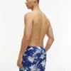 Șort de baie cu imprimeu surf, 7″ Șort de baie cu imprimeu surf, 7″