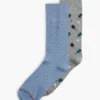 Șosete scurte cu imprimeu Pickleball & Dot, pachet de 2 Șosete scurte cu imprimeu Pickleball & Dot, pachet de 2