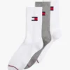 Șosete sport cu logo steag, pachet de 3 Șosete sport cu logo steag, pachet de 3