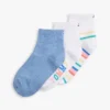 Pachet de 3 perechi de Șosete scurte Color Mix pentru copii