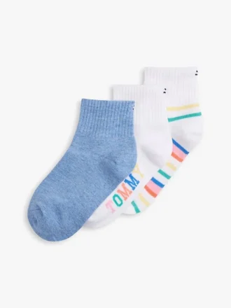 Pachet de 3 perechi de Șosete scurte Color Mix pentru copii