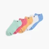 Pachet de 6 perechi de Șosete multicolore până la gleznă Pachet de 6 perechi de Șosete multicolore până la gleznă