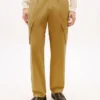 Pantaloni cargo drepți vopsiți în întregime Pantaloni cargo drepți vopsiți în întregime