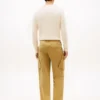Pantaloni cargo drepți vopsiți în întregime Pantaloni cargo drepți vopsiți în întregime