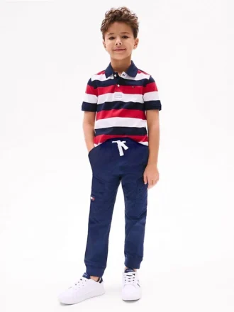 Pantaloni cargo elastici per copii