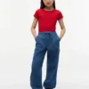 Pantaloni cargo jogger din bumbac elastic pentru copii Pantaloni cargo jogger din bumbac elastic pentru copii