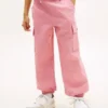 Pantaloni cargo jogger din bumbac elastic pentru copii Pantaloni cargo jogger din bumbac elastic pentru copii