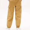 Pantaloni cargo jogger din bumbac elastic pentru copii Pantaloni cargo jogger din bumbac elastic pentru copii