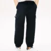 Pantaloni cargo jogger din bumbac elastic pentru copii Pantaloni cargo jogger din bumbac elastic pentru copii