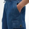 Pantaloni cargo jogger din bumbac elastic pentru copii Pantaloni cargo jogger din bumbac elastic pentru copii