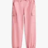 Pantaloni cargo jogger din bumbac elastic pentru copii Pantaloni cargo jogger din bumbac elastic pentru copii
