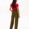 Pantaloni cargo jogger din bumbac elastic pentru copii Pantaloni cargo jogger din bumbac elastic pentru copii