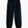 Pantaloni cargo jogger din bumbac elastic pentru copii Pantaloni cargo jogger din bumbac elastic pentru copii