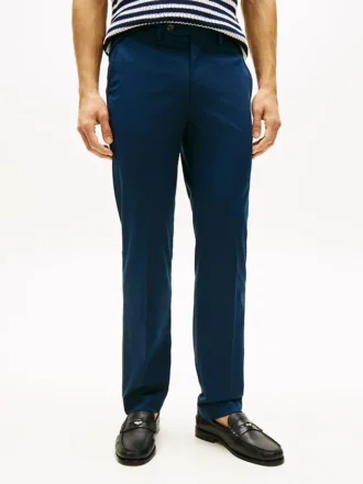 Pantaloni chino cu croială dreaptă New York Label