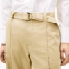 Pantaloni chino cu talie largă și curea Pantaloni chino cu talie largă și curea