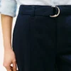 Pantaloni chino cu talie largă și curea Pantaloni chino cu talie largă și curea