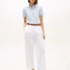 Pantaloni chino din twill plisat Pantaloni chino din twill plisat