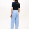 Pantaloni chino din twill plisat Pantaloni chino din twill plisat