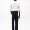 Pantaloni chino din velur cu croială dreaptă