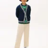 Pantaloni chino largi din material elastic pentru copii Pantaloni chino largi din material elastic pentru copii