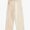 Pantaloni chino largi din material elastic pentru copii Pantaloni chino largi din material elastic pentru copii